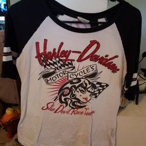 Harley Davidson baseball style shirt